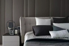 客房洋溢着黑白时尚气息