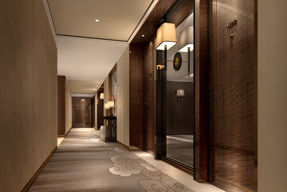 中式酒店过道设计方案