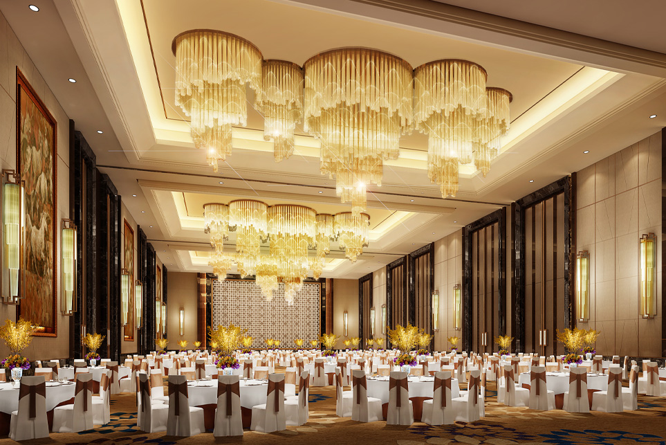 中式宴会厅设计方案一