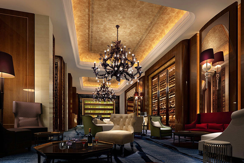 欧式风酒店红酒吧