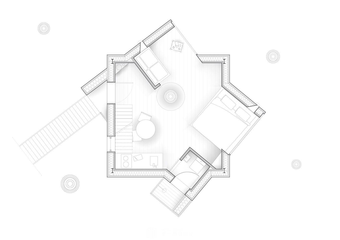 网红酒店平面图