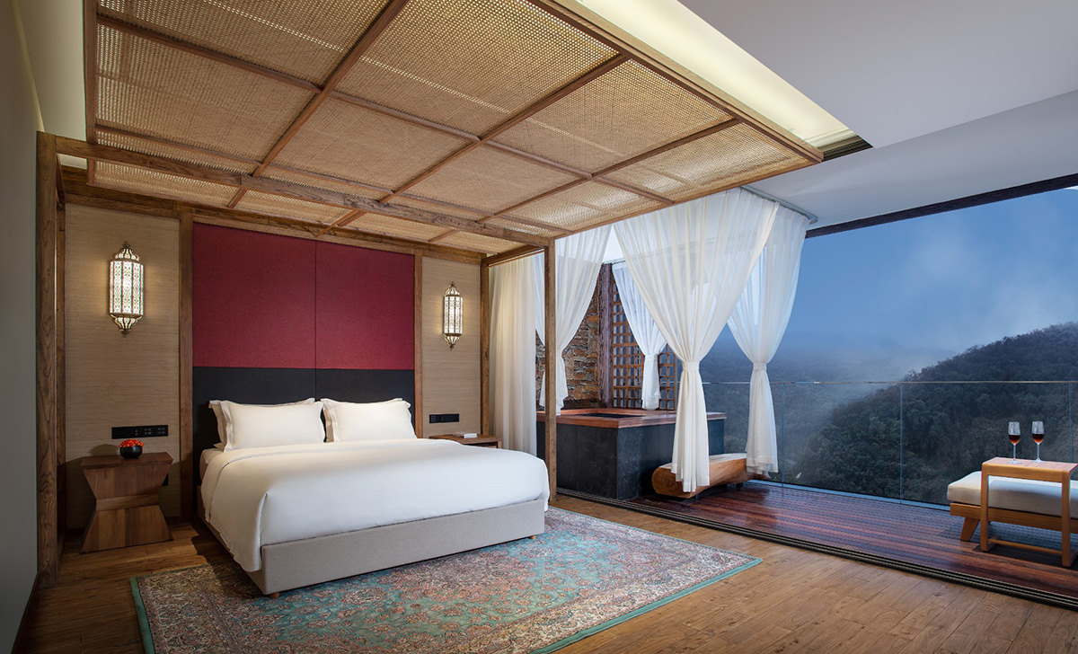 桂林阳朔酒店大堂设计，打造独具特色的入口空间